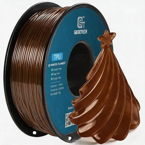 Vista 47 de Geeetech - Filamento PLA de 0.07 pulgadas, filamento de seda de bicolor, consumo dicromático de coextrusión brillante, 2.2 libras, 1 carrete