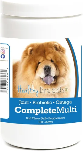 Vista 70 de Healthy Breeds Affenpinscher todo en uno multivitamínico suave masticable 120