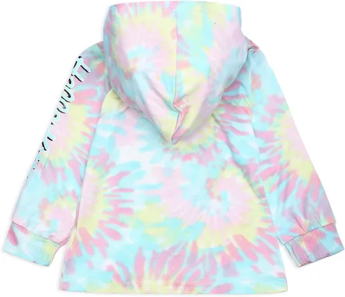 Vista 4 de Hello Kitty Conjunto de sudadera con capucha y pantalón deportivo para niñas, niños pequeños y pequeños, multicolor