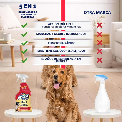 Vista 5 de Resolve® Spray limpiador de alfombras 5 en 1 para manchas y olores, 22
