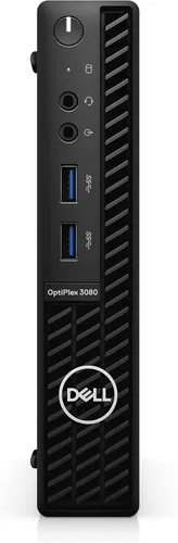 Vista 4 de Dell Escritorio empresarial Optiplex 3080 2022 con factor de forma micro, Intel Core i5-10500T, 16 GB RAM, 512 GB PCIe SSD, Wi-Fi 6, Bluetooth