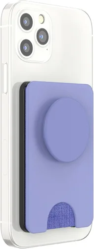Vista 2 de PopSockets - Cartera para teléfono MagSafe con agarre, color bígaro Azul lavanda oscuro