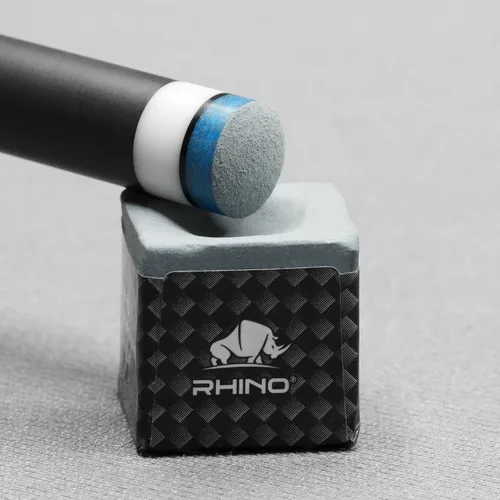 Vista 3 de RHINO TIME Billiard Pool Cue Tip - 14mm/ Blue/Hardness TIME 1(Super Soft), TIME 2(Soft), TIME 3(Medium), TIME 4(Medium Hard),TIME 5 (Hard)