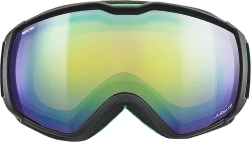 Vista 4 de Julbo Gafas aeroespaciales verde/negro - REACTIV 2-3 lente roja con control de deslumbramiento con espejo verde