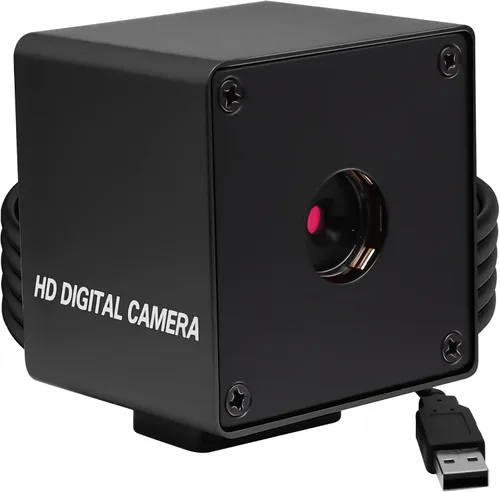 Vista 7 de ELP Módulo de cámara USB gran angular con enfoque automático de 5 mp con carcasa de metal OV5640 Mini UVC USB2.0 Lightburn cámara grabador láser