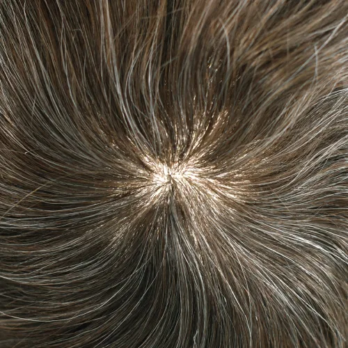 Vista 105 de Toupee para hombre 100% cabello humano real tupé para hombres 0.004 in piel de poliuretano para hombre, sistema de reemplazo de piezas de pelo