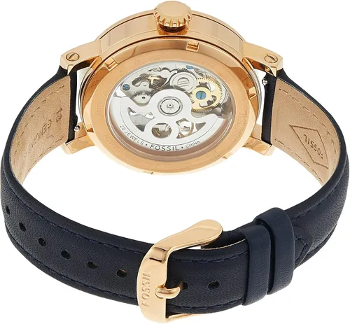 Vista 3 de Fossil Reloj cronógrafo de cuarzo de acero inoxidable y cuero para mujer Rose gold Reloj automático