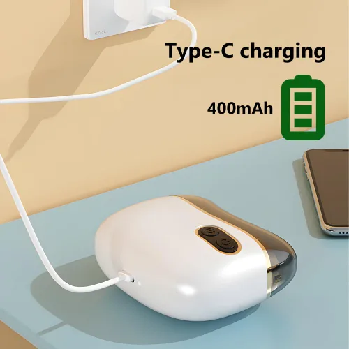 Vista 4 de Cortaúñas eléctrico 2 en 1 – Cortauñas automático recargable, silencioso y seguro para bebés, niños y adultos, herramienta portátil para el cuidado