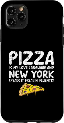 Vista 13 de iPhone 16 Pizza is my love language and New York speaks it freakin Case