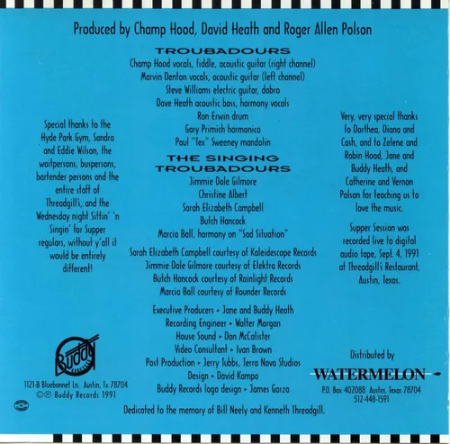 Vista 5 de Threadgill's Supper Session Recorded Live in Austin, Texas