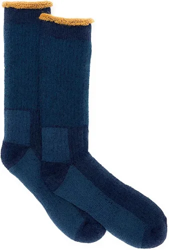 Vista 3 de WARRIOR ALPACA SOCKS - Calcetines de alpaca resistentes con forro de rizo, Carbón Azul Marino Crew