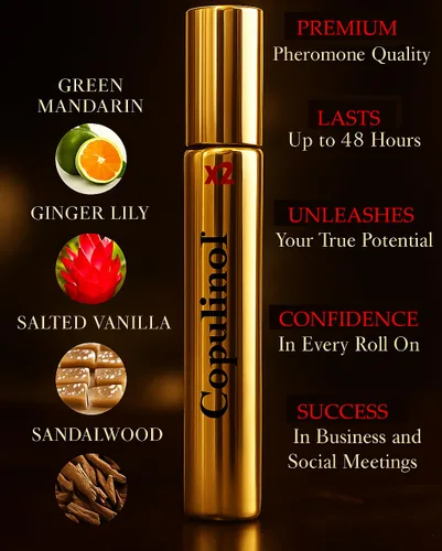Vista 3 de Pherolec Global COPULINOL X2 100% feromonas para mujeres, feromonas de fuerza Perfumes para mujeres, aceite esencial de colonia, perfume de viaje