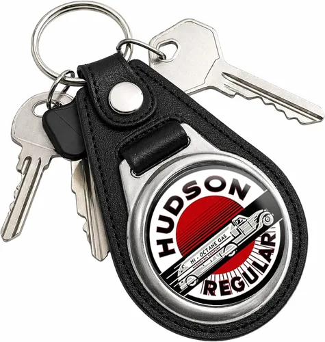 Vista 134 de Brotherhood Round Key Chain for Vintage Motor Oil, Petroleum, and