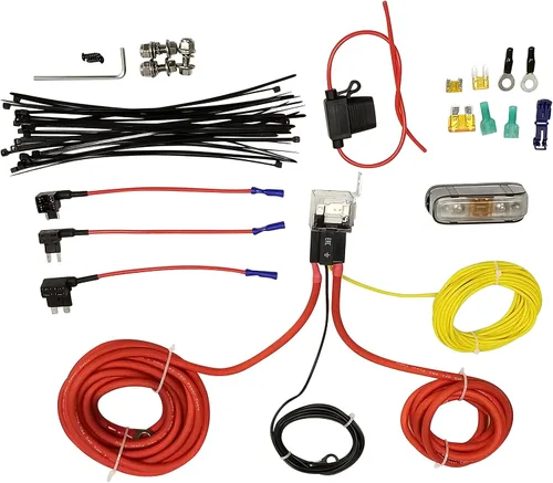 Vista 3 de Kit de compresor de aire Chrome 400 - Interruptor de presión de 90/120 PSI, kit de cableado, válvula de retención y manguera