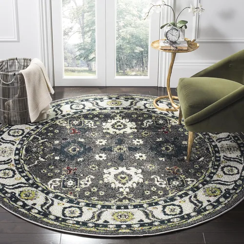 Vista 35 de SAFAVIEH Vintage Hamadan Collection - Alfombra de área de 2 pies 3 pulgadas x 4 pies, naranja y azul, diseño tradicional persa, no desprende pelusa