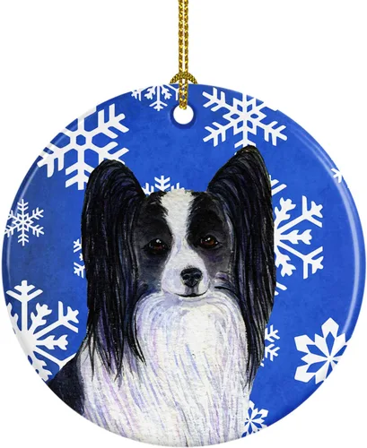 Vista 348 de Caroline's Treasures Cavalier Spaniel - Adorno de cerámica para colgar en el árbol de Navidad, para el hogar, Navidad, fiestas, regalo, 3 pulgadas