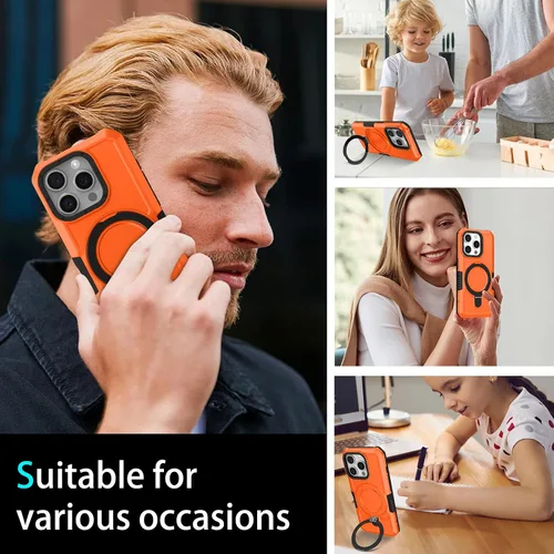 Vista 7 de Funda compatible con Oppo A1k, carcasa con función atril integrada compatible con Oppo A1k a prueba de golpes, funda protectora 2 en 1 para teléfono