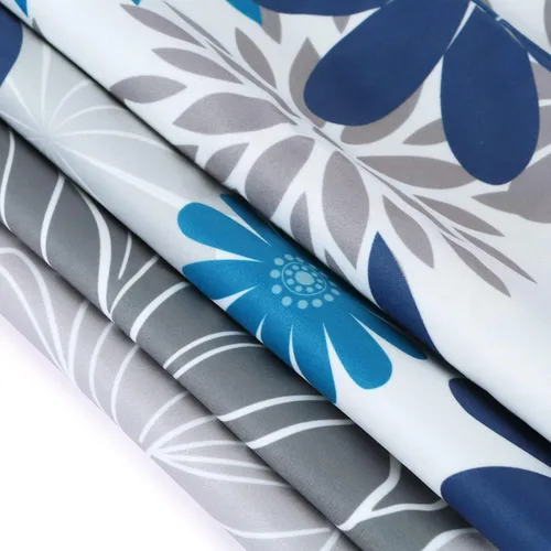 Vista 2 de ROCK CLOUD Juego de 4 fundas de almohada azules de 18 x 18 pulgadas, fundas de almohada decorativas para sofá, fundas de almohada modernas para sala