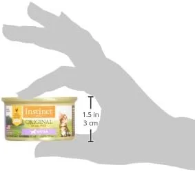 Vista 10 de Original Pollo, comida húmeda para gatos enlatada para gatitos, 3 onzas (caja de 24)