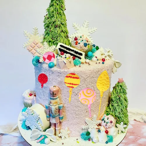 Vista 6 de Molde de silicona para soldado cascanueces, adornos de bolas de Navidad, molde de chocolate, decoración de pastel de Navidad, moldes para hornear