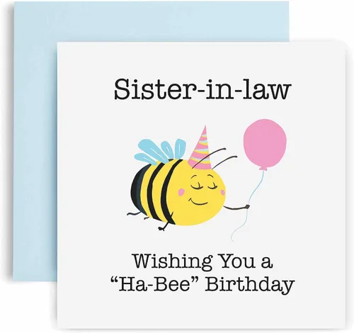 Vista 5 de Huxters Tarjetas de cumpleaños para mujer – Tarjeta de cumpleaños para abuela Ha Bee para cumpleaños, día de la madre, tarjeta de cumpleaños
