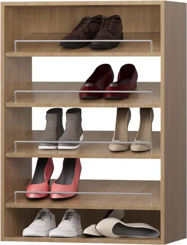 Vista 26 de Unidad Colgante Doble Mediana para Closet, Sistema Modular de Closet, Organizador de Sistema de Closet de Madera con Almacenamiento para Walk-in