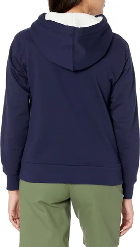 Vista 2 de GAP Sudadera con capucha con forro Sherpa con logotipo para mujer