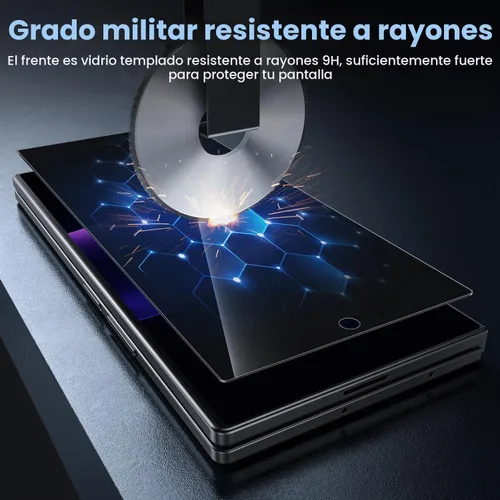 Vista 6 de WSKEN Protector de pantalla de privacidad para Samsung Galaxy Z Fold 8