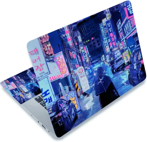 Vista 46 de Adhesivo para laptop de 12.1-15.6 pulgadas, calcomanía reutilizable universal de vinilo para laptop, protector de arte impermeable en color panal