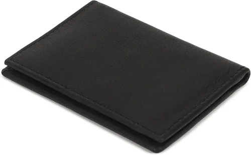 Vista 8 de LeatherBoss - Cartera pequeña y lisa para tarjetas de crédito