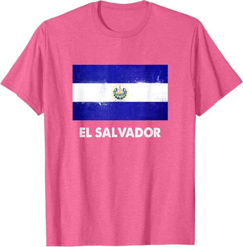 Vista 33 de Camiseta de la bandera de El Salvador Camiseta salvadoreña