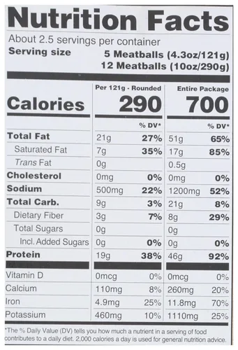 Vista 4 de Beyond Meat Beyond albóndigas de estilo italiano albóndigas a base de plantas 12 quilates, 10 oz