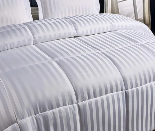 Vista 16 de Blue Ridge Home Fashions Kathy Ireland-Essentials - Juego de edredón reversible de 3 piezas de microfibra con diseño de damasco, color chocolate