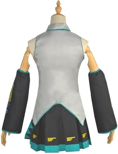 Vista 4 de Disfraz de cosplay para mujer, vestido de anime, uniforme escolar, disfraces de Halloween