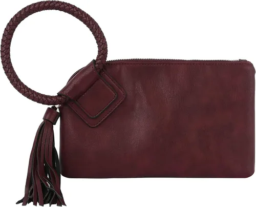 Vista 18 de Monedero de mano para mujer, cartera de noche con correa de mano, informal, formal, de cuero vegano, Metro Muse