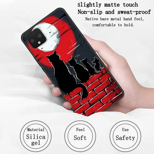 Vista 279 de Funda delgada para Google Pixel 4 XL, funda delgada de silicona de TPU suave a prueba de golpes para Google Pixel 4 XL, astronauta Galaxy