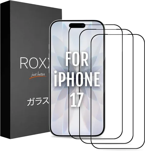 Vista 11 de ROXX NEO - Protector de pantalla japonés 9H 3D (paquete de 3) Cobertura de pantalla completa Para iPhone 16 Plus Más duro Más claro