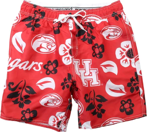 Vista 22 de Wes and Willy NCAA Traje de baño floral para hombre