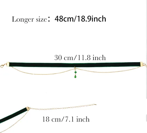 Vista 4 de MOMOCAT Black Velvet Red Pendant Choker Necklace for Women Gothic Lace Chokers Necklace Witch Bride Vampire Accessories Aesthetic kawaii Jewelry for
