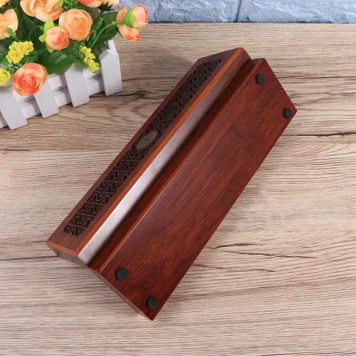 Vista 5 de Vosarea Organizador decorativo de caja de almacenamiento de regalo para joyería collar pulsera reloj delicada caja de madera para mujeres niñas