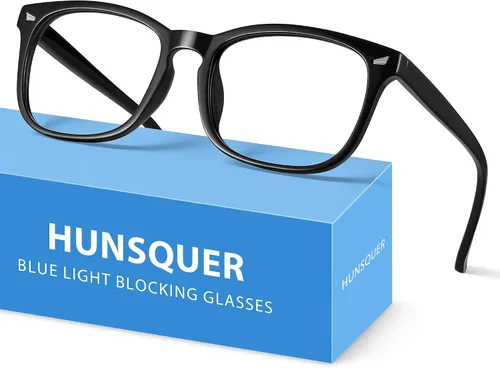 Vista 47 de hunsquer Gafas de luz azul para mujer/hombre