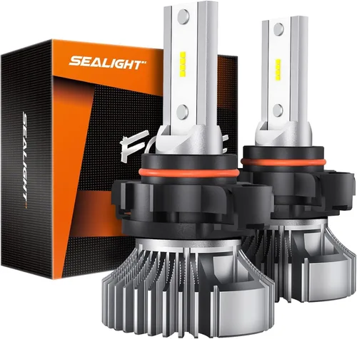 Vista 12 de SEALIGHT H3 Bombillas LED antiniebla, salida de 44000 lúmenes, 6000 K, blanco frío, bombilla LED H3, tamaño pequeño, para luces antiniebla, paquete