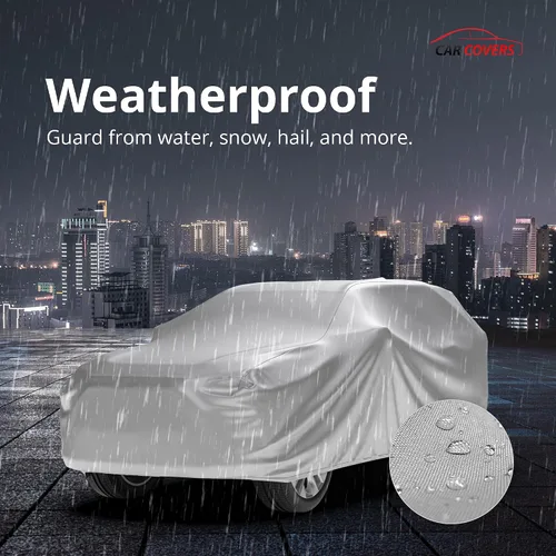 Vista 4 de Compatible con funda impermeable para SUV Mercedes-Benz G550 2012, exterior e interior, agua, nieve, sol, forro polar, incluye cierre de cable