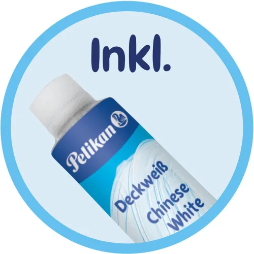 Vista 7 de Pelikan Caja de pintura K24® (incluye blanco opaco, 24 colores, 1 unidad)