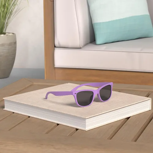 Vista 2 de Retro Rewind - Gafas de sol polarizadas para hombre y mujer, protección UV, gafas de sol clásicas