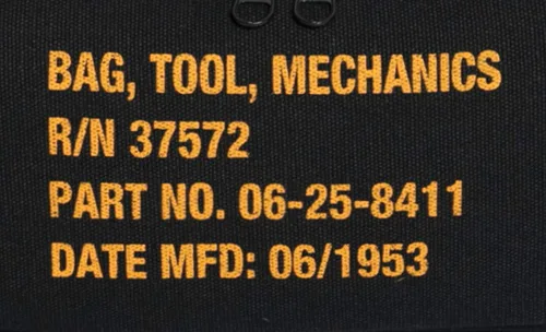 Vista 9 de Rothco 9113: Bolso de herramientas para mecánicos tipo G.I. con cremallera de bolsillo y sello militar