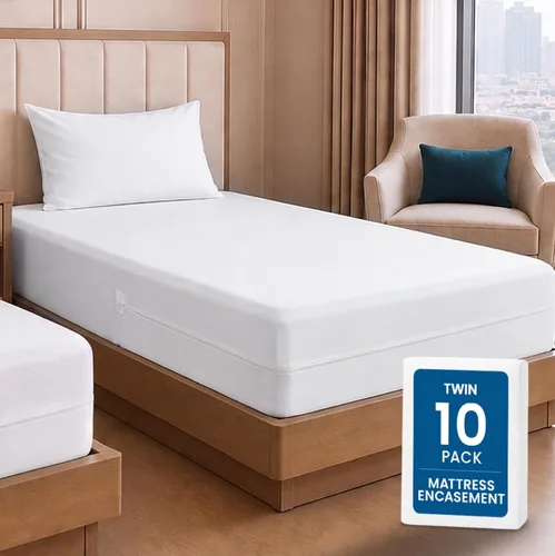 Vista 15 de Utopia Bedding - Protector de colchón Twin con zíper, 100% impermeable, a prueba de chinches y ácaros del polvo, funda para colchón absorbente de 6