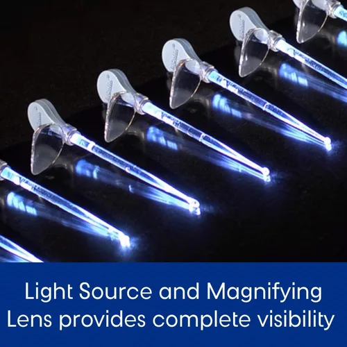 Vista 3 de Bionix - Herramienta iluminada AngleLoop para curetas de oído, herramienta de eliminación de cerumen, ayuda a eliminar el exceso de cera