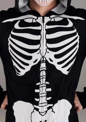 Vista 5 de Pijama de Esqueleto Acogedor para Adultos Multicolor