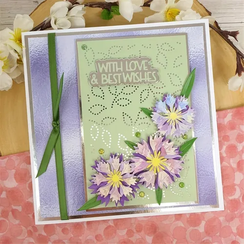 Vista 9 de Lapoo Troquel de corte de flores para álbumes de recortes, plantillas de corte duraderas para álbumes de recortes, álbum de fotos, tarjetas de papel